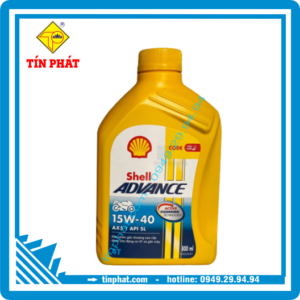Nhớt Shell 4T AX5 15W40 SLMA 12*0.8L