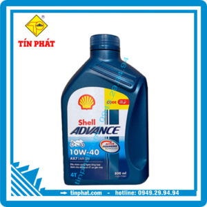 Nhớt Shell 4T AX7 10W40 MMA2 12*0.8L