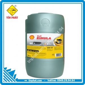 Nhớt Shell Rimula R4 Extra 20W50 CI-4 E7 1* 25 Lít