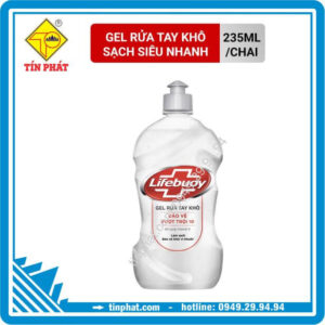 Gel rửa tay khô Lifebuoy nắp bạc (235ml)