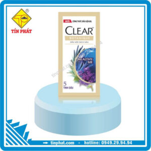 Dầu Gội Sạch Gàu Clear Botanique 5 Tinh Dầu Dây (gói 6g)
