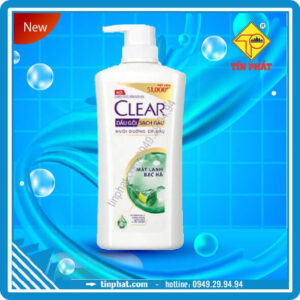 Dầu Gội Clear Sạch Gàu Mát Lạnh Bạc Hà (880g-1.4kg)