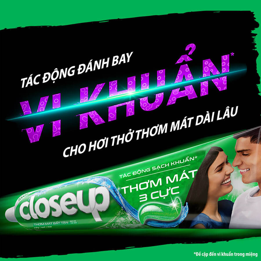 Kem Đánh Răng Closeup Hương Lộc Đề (140g-180g-230g)