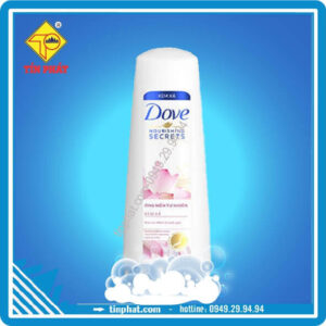 Dầu Xả Dove Óng Mềm Tự Nhiên Chai Nhỏ (170g-320g)